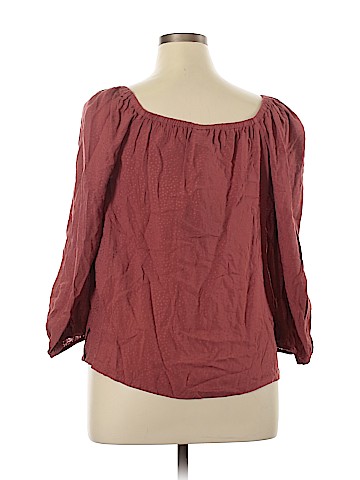 Ava & Viv 3/4 Sleeve Blouse (view 2)