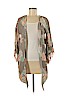 Billabong 100% Cotton Tan Kimono Size 8 - photo 1