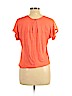 Love to Love 100% Rayon Pink Short Sleeve Blouse Size L - photo 2