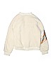 Cat & Jack 100% Polyester Ivory Fleece Jacket Size 10 - 12 - photo 2
