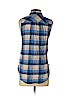Mudd Blue Sleeveless Button-Down Shirt Size S - photo 2