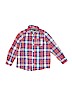 OshKosh B'gosh 100% Cotton Plaid Pink Long Sleeve Button-Down Shirt Size 5T - photo 1