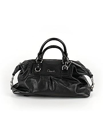 Coach Factory Leather Satchel (view 1)