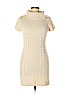 Pink Rose 100% Acrylic Tan Casual Dress Size L - photo 1