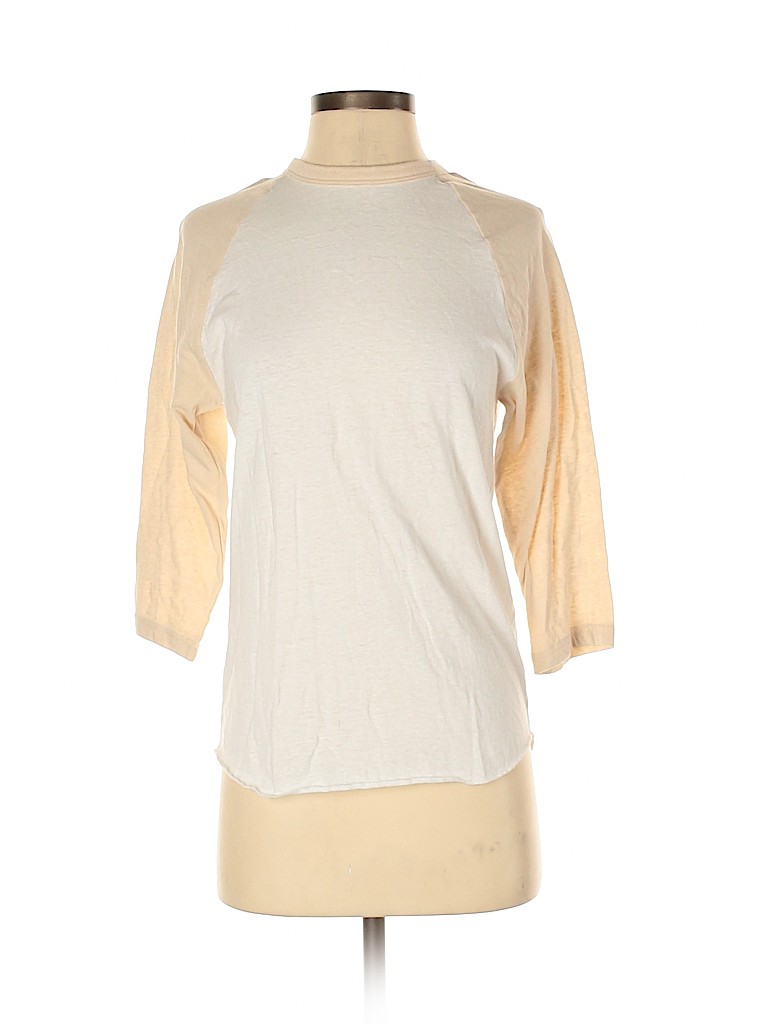 Urban Outfitters White 3/4 Sleeve T-Shirt Size S - photo 1