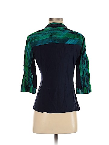 Elie Tahari Short Sleeve Blouse (view 2)