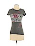 Victoria's Secret Pink Gray Short Sleeve T-Shirt Size XS - photo 1