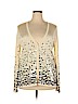 Ellen Tracy Ivory Silk Cardigan Size 1X - photo 1