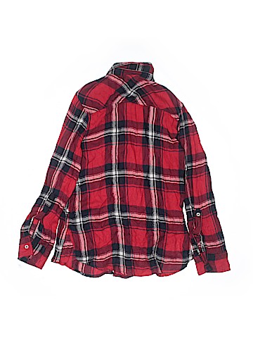 Justice Long Sleeve Button-Down Shirt (view 2)