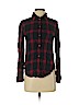American Eagle Outfitters 100% Viscose Red Long Sleeve Button-Down Shirt Size XS - photo 1