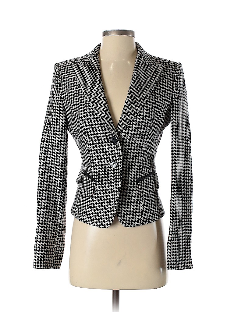 HUGO by HUGO BOSS Black Blazer Size 4 - photo 1