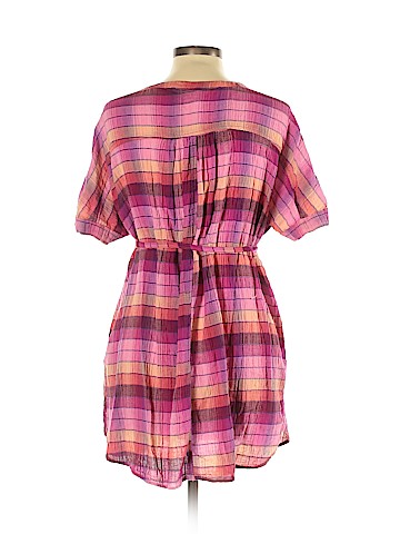 Isabel Maternity Short Sleeve Button-Down Shirt (view 2)