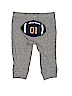 Carter's 100% Cotton Gray Casual Pants 0-3 MO / 3 MO - photo 2