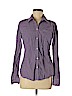 American Eagle Outfitters 100% Cotton Purple Long Sleeve Button-Down Shirt Size 8 - photo 1
