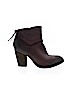Steve Madden 100% Leather Burgundy Ankle Boots Size 11 - photo 1