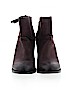 Steve Madden 100% Leather Burgundy Ankle Boots Size 11 - photo 2