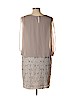 R&M Richards 100% Polyester Tan Cocktail Dress Size 14 - photo 2