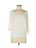 American Eagle Outfitters Ivory 3/4 Sleeve Top Size M - photo 1