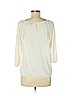 American Eagle Outfitters Ivory 3/4 Sleeve Top Size M - photo 2