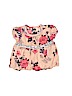 Matilda Jane 100% Rayon Orange Short Sleeve Blouse Size 3-6 mo - photo 1