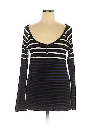 Norma Kamali for Walmart Long Sleeve Henley (view 1)