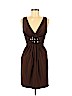 Max and Cleo Brown Cocktail Dress Size 4 - photo 1