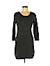 Poof! Gray Casual Dress Size M - photo 1