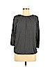 MICHAEL Michael Kors 100% Viscose Black 3/4 Sleeve Top Size M - photo 1
