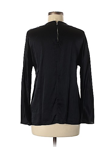 Babaton Long Sleeve Silk Top (view 2)