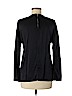 Babaton 100% Silk Black Long Sleeve Silk Top Size S - photo 2