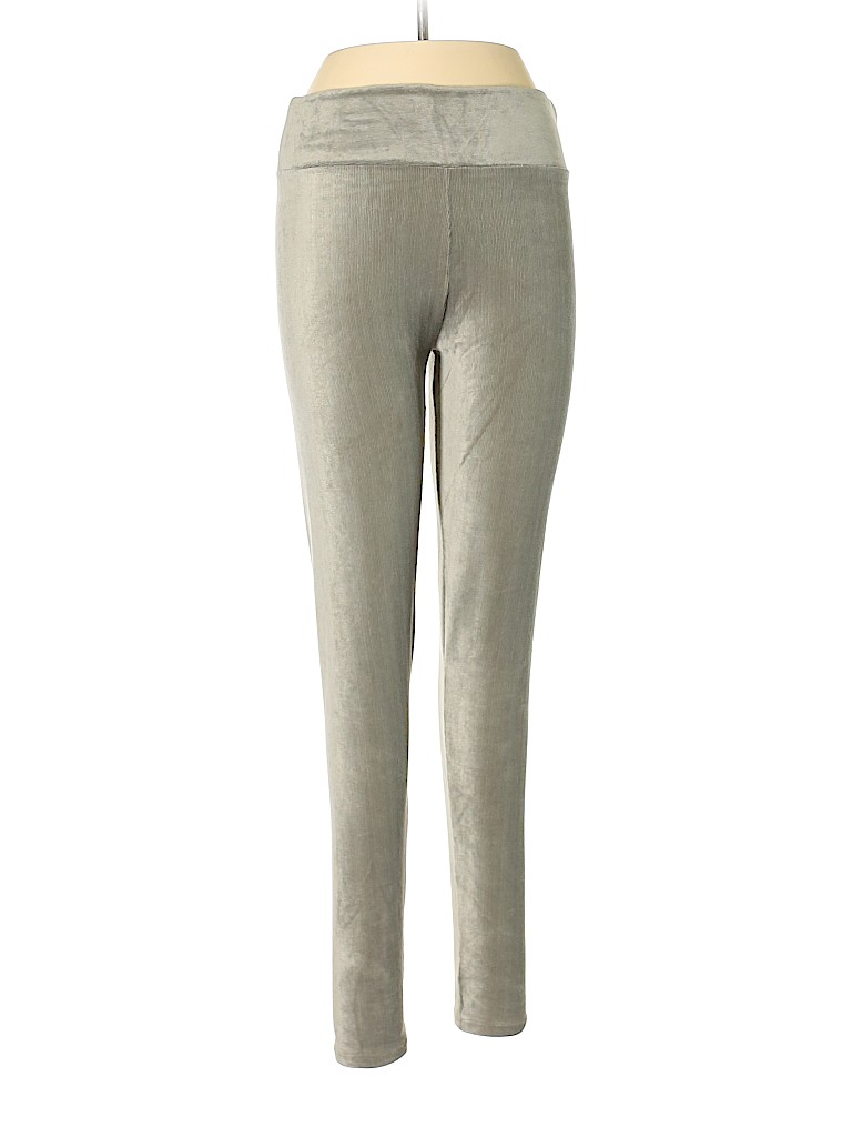 Forever 21 Green Velour Pants Size L - photo 1