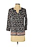 Lucky Brand Blue 3/4 Sleeve Top Size S - photo 1