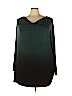 Catherines Green Long Sleeve Top Size 5X - photo 1