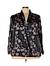 Michel Studio Black Long Sleeve Blouse Size 22 - photo 1