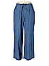 Woman Within 100% Cotton Blue Casual Pants Size 14 - photo 1