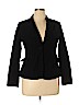 H&M 100% Cotton Black Blazer Size 14 - photo 1