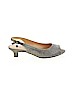 J. Renee Silver Heels Size 10 - photo 1