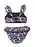 Cat & Jack Blue Two Piece Swimsuit Size XL (kids) - photo 2