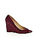 Butter 100% Leather Burgundy Wedges Size 8 - photo 1