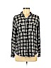 Mossimo Supply Co. 100% Rayon Black Long Sleeve Button-Down Shirt Size S - photo 1