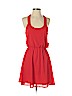 Dee Elle 100% Polyester Red Casual Dress Size S - photo 1