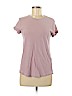 Current/Elliott 100% Cotton Pink Short Sleeve Top Size 2 - photo 1