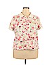Croft & Barrow Pink Short Sleeve Polo Size 2X - photo 1
