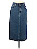 Unbranded 100% Cotton Blue Denim Skirt Size 12 - photo 1