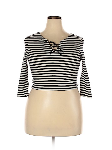 Topshop 3/4 Sleeve Top (view 1)