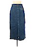 Unbranded 100% Cotton Blue Denim Skirt Size 12 - photo 2