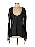 For Love & Lemons 100% Polyester Black Long Sleeve Blouse Size M - photo 1