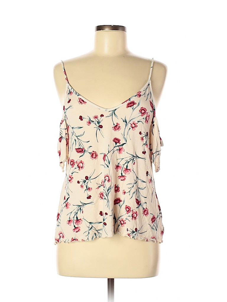American Eagle Outfitters Ivory Short Sleeve Top Size M - photo 1