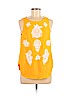 Victoria Beckham for Target 100% Polyester Yellow Sleeveless Blouse Size M - photo 1