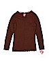 French Toast Solid Brown Thermal Top Size 16 - photo 1